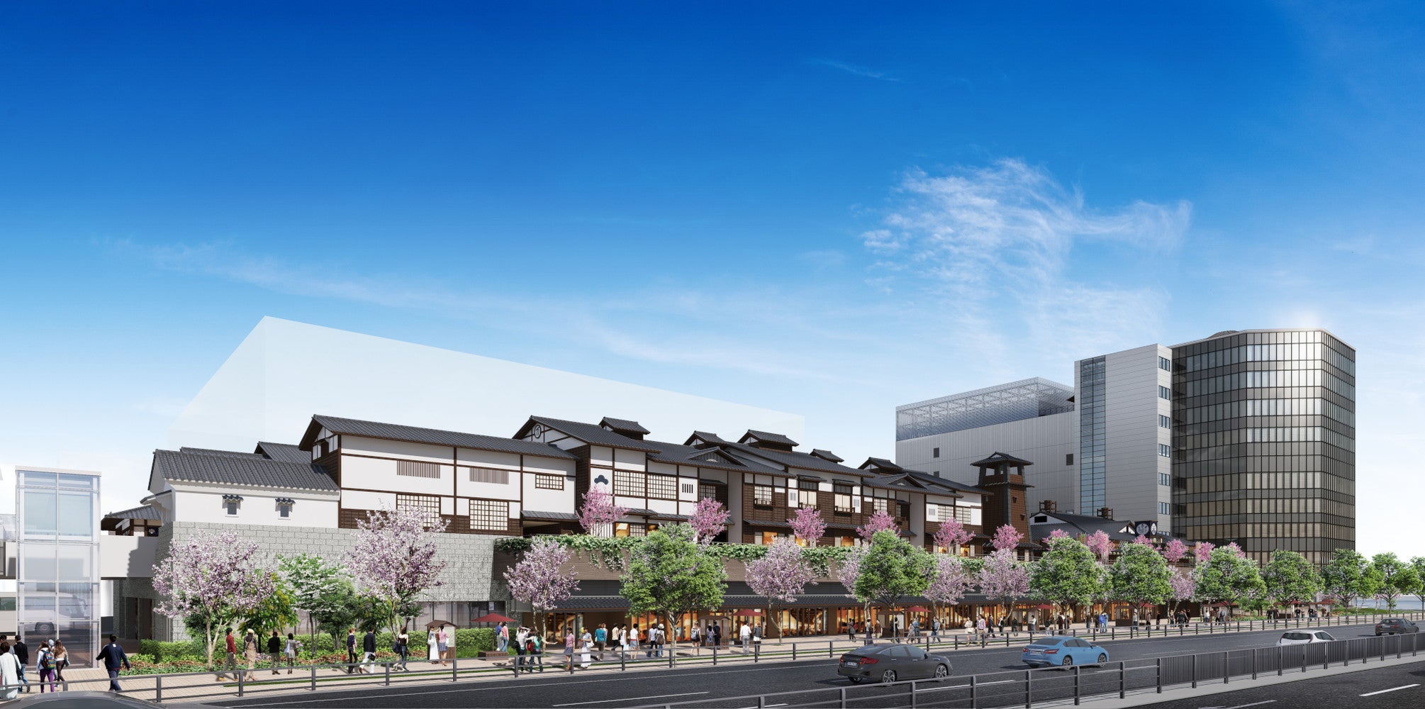 千客万来施設（仮称）／画像提供：万葉倶楽部