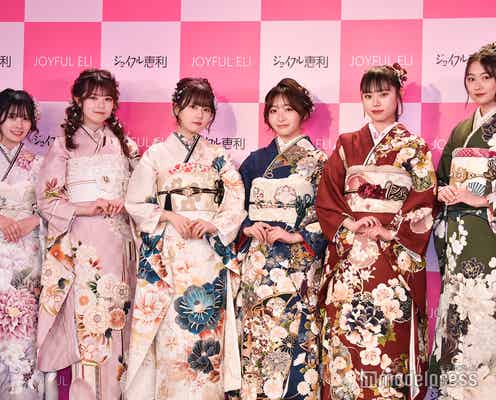 「今日好き」石川翔鈴・わたげらティーンのカリスマ、振袖姿で集結 書き初めで2023年の目標発表