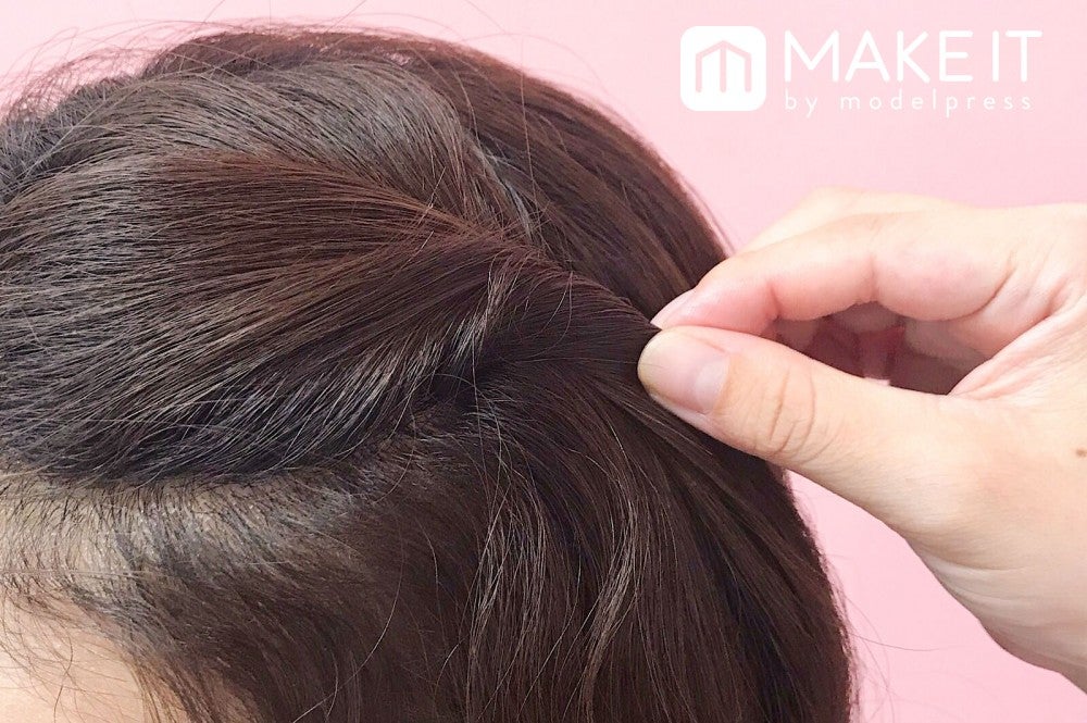 ポンパドール風アップHow To (C)メイクイット