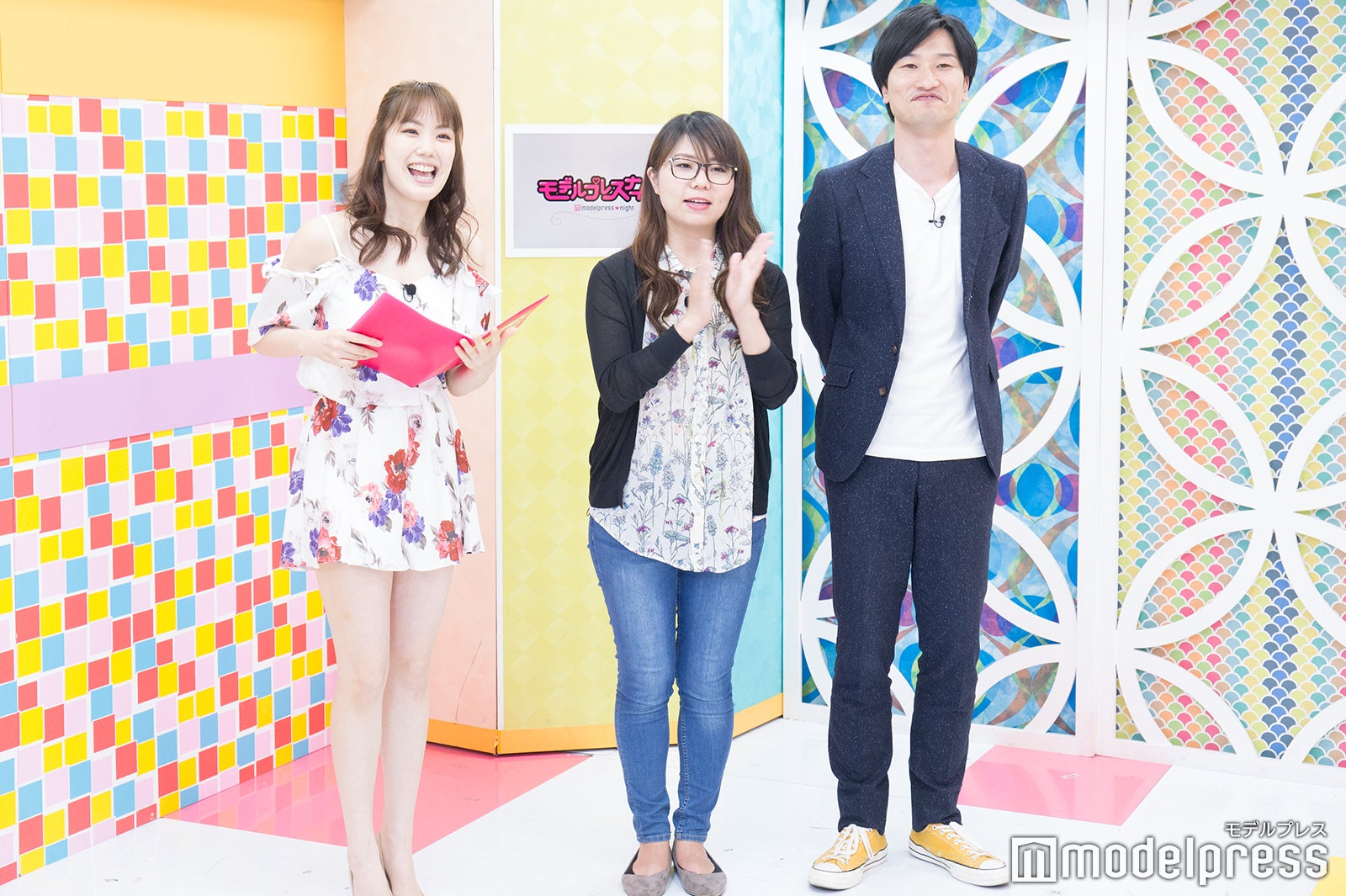 妹田佳奈子、相席スタート（山崎ケイ、山添寛）（C）モデルプレス