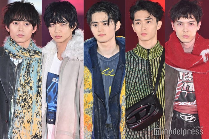 水沢林太郎、鈴木仁、鈴鹿央士、野村康太、守屋光治(C)モデルプレス