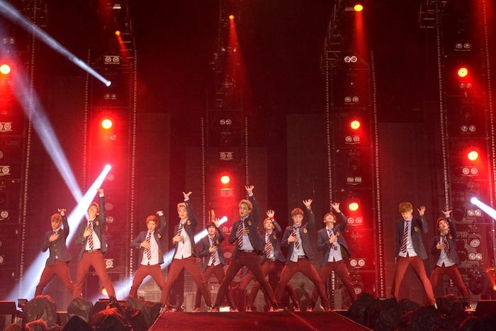 ライブ出演したEXO/「MTV World Stage Live in Malaysia 2013」(C)MTV Asia/Lucas Lau