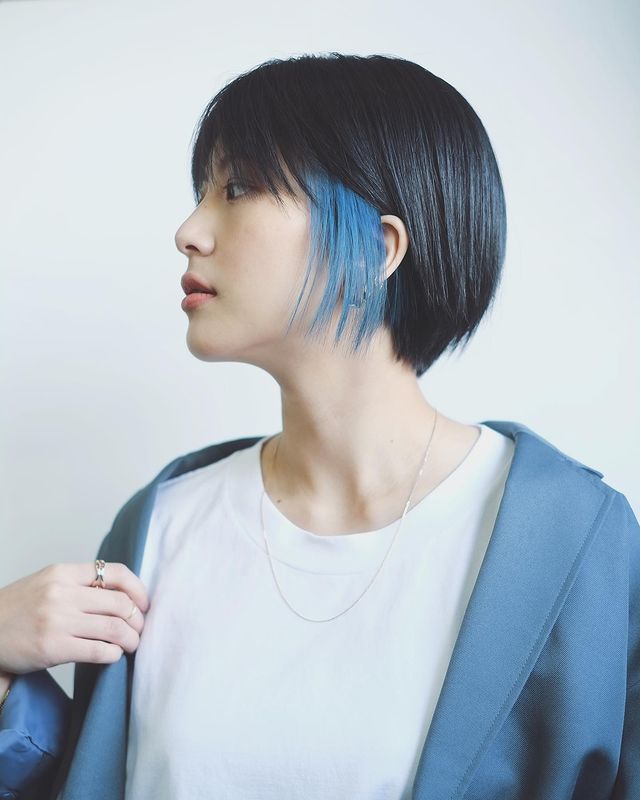 インナーカラー ショートヘア特集 グッと垢抜けて大人かわいいが叶うヘアカタログ モデルプレス