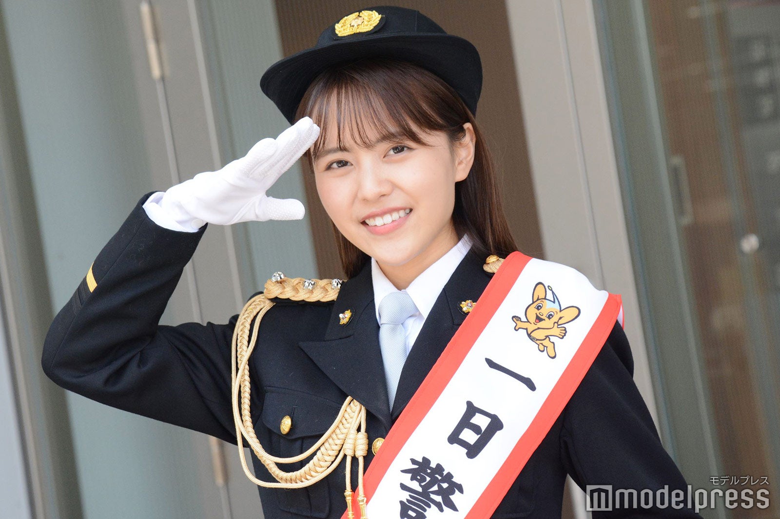 「ドラ恋」新田さちか、1日警察署長就任　憧れの人は「深田恭子先輩」