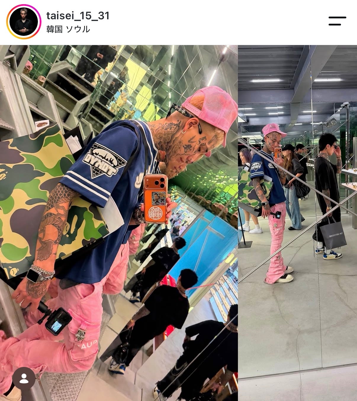 たいちゃん（大星）Instagramより