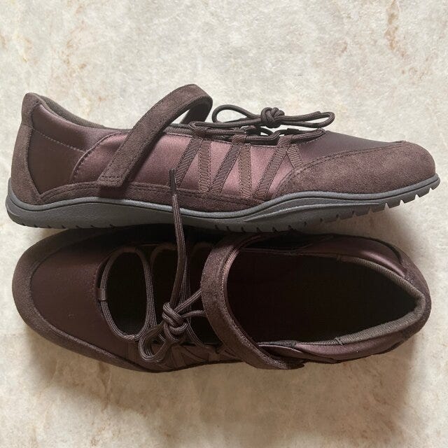 GU　レースアップバレエスニーカー+E　DARK