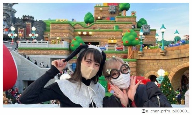 Perfumeあ～ちゃん＆きゃりー、USJ満喫プライベートショット公開に反響殺到「こんな普通にいるの？」「オーラが違う」“呼び方”にも注目集まる