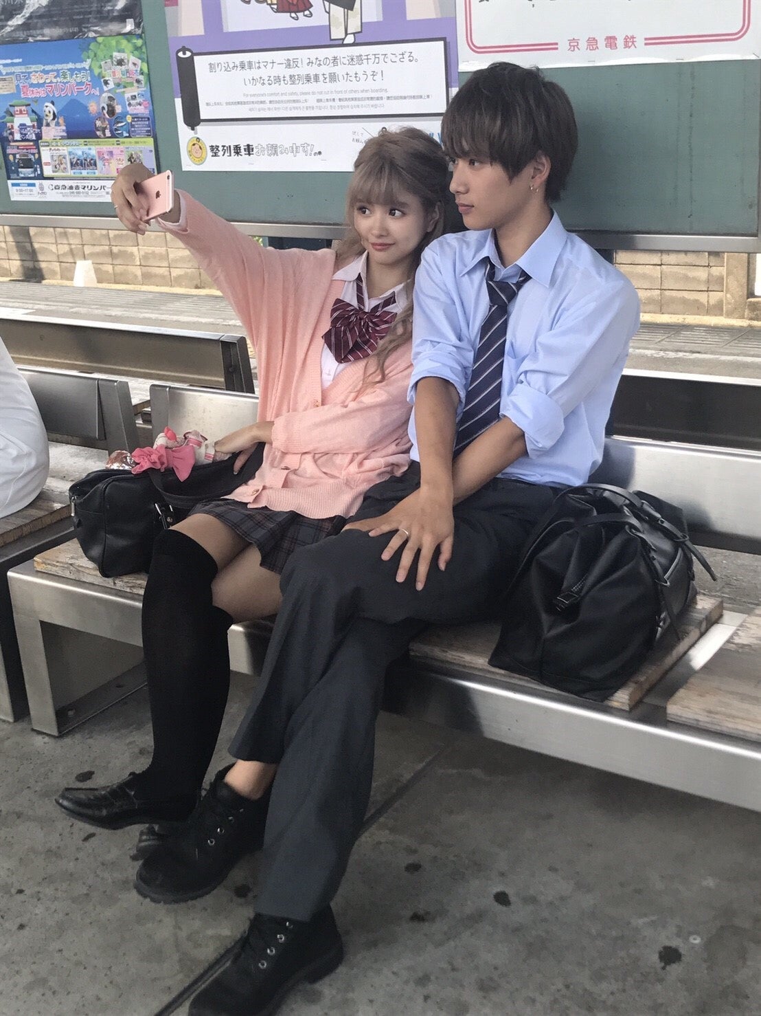 なちょす＆那須泰斗／メイキングカット（提供写真）