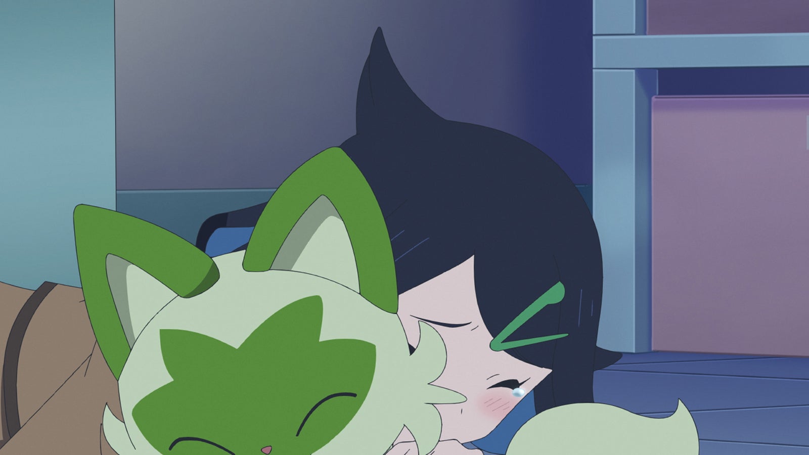 4月21日放送ポケットモンスター「ニャオハとなら、きっと」予告カット（C）Nintendo・Creatures・GAME FREAK・TV Tokyo・ShoPro・JR Kikaku（C）Pokemon