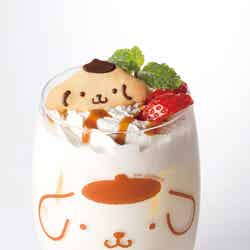 クッキー&クリームキャラメルプリンラテ800円(税込864円)(C)1996,2016 SANRIO CO.,LTD.APPROVAL NO.S571455