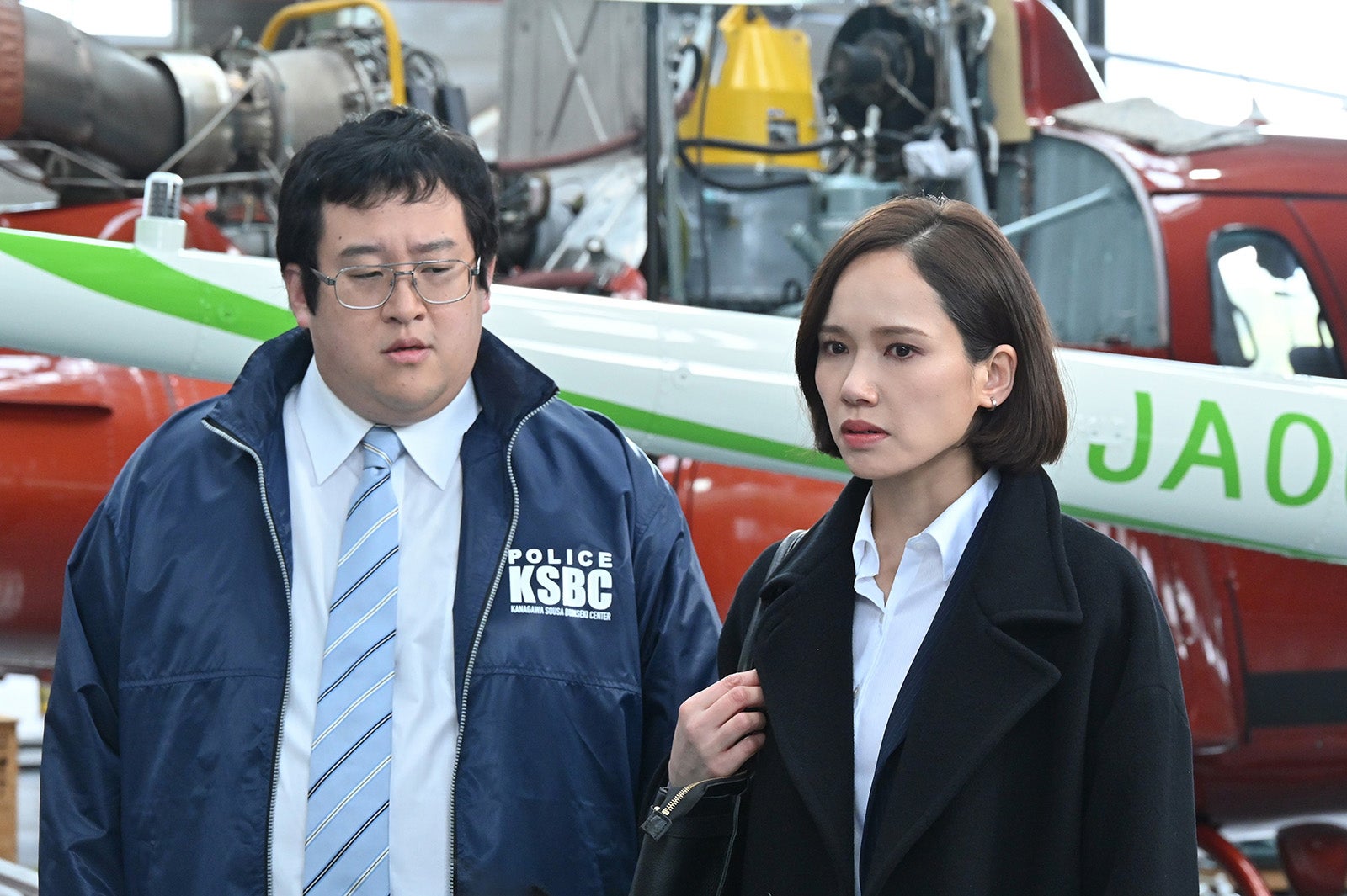 ぐんぴぃ、ソニン「新空港占拠」第1話より（C）日本テレビ