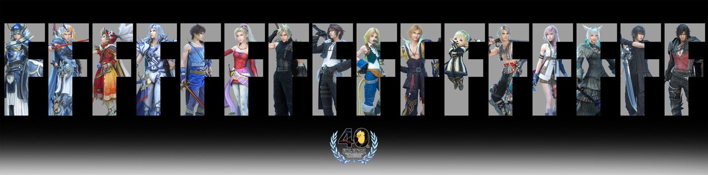ファイナルファンタジー（C）SQUARE ENIX （C） FF40周年記念展実行委員会