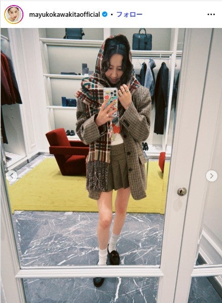 河北麻友子Instagramより