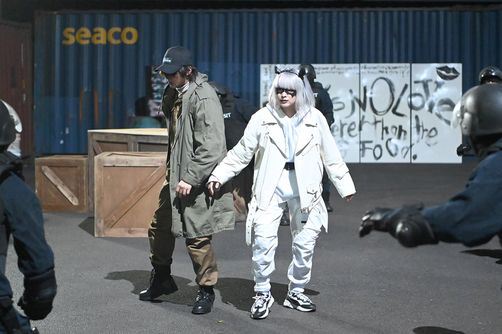 横浜流星、清野菜名／「シロでもクロでもない世界で、パンダは笑う。」第5話より（C）日本テレビ