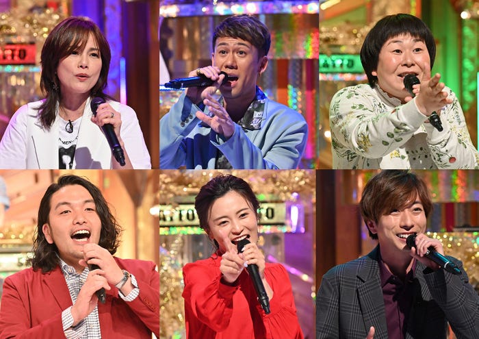 8上段左から)相川七瀬、川畑要、大島美幸(下段左から)盛山晋太郎、小島瑠璃子、河合郁人(C)フジテレビ