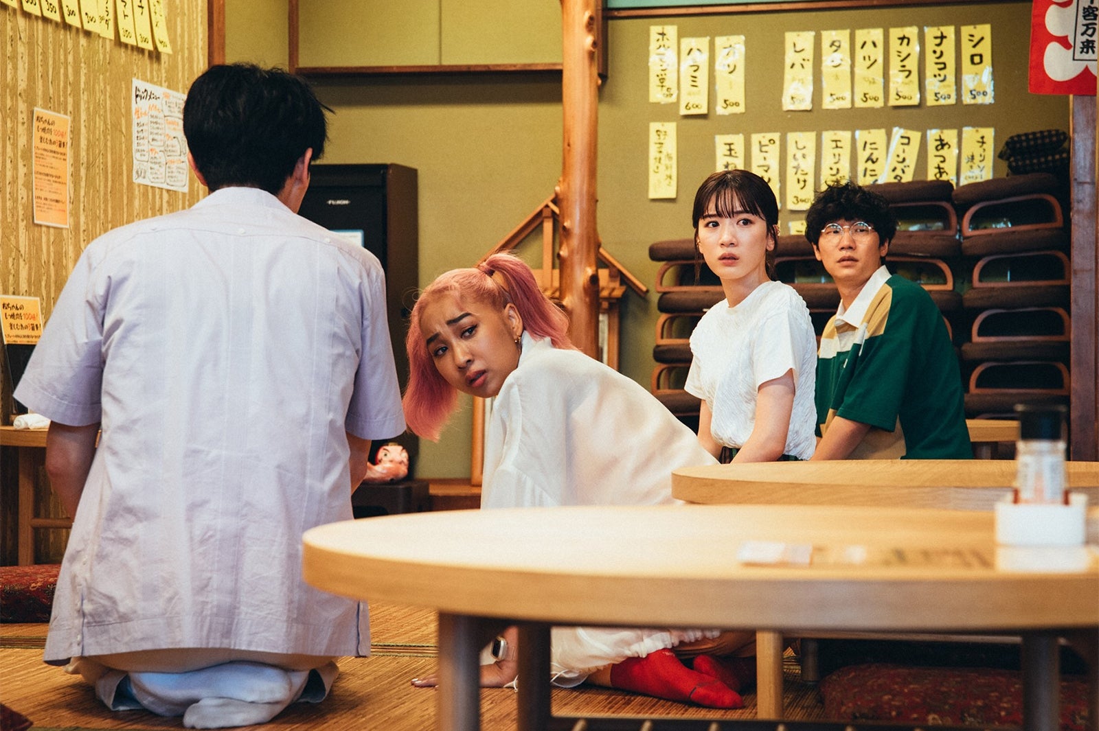 青山テルマ、永野芽郁、前原滉／「ユニコーンに乗って」第8話より（C）TBS