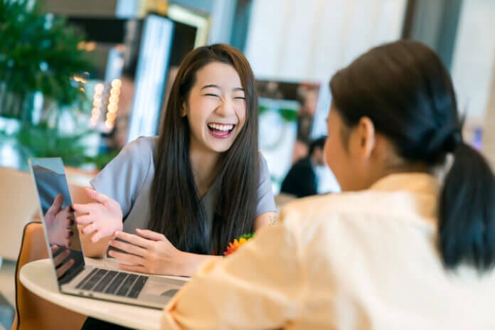明るくて親しみやすい