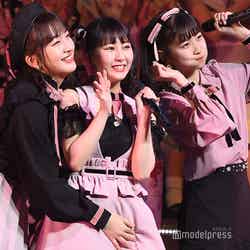 田島芽瑠、田中美久、松岡はな「AKB48グループリクエストアワー セットリストベスト100 2019」 （C）モデルプレス