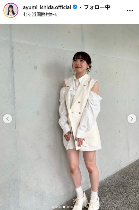 石田亜佑美Instagramより