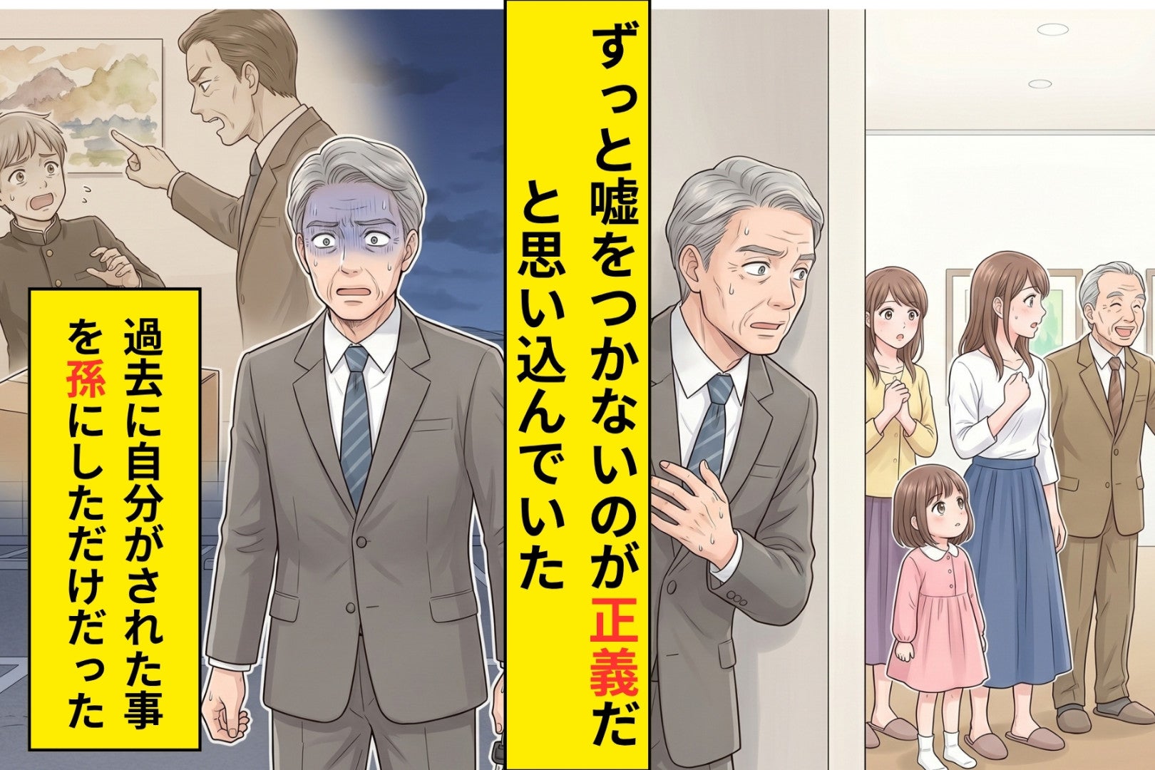 孫の絵を「下手だね」と言えた俺は、自分も絵を捨てた人間だった