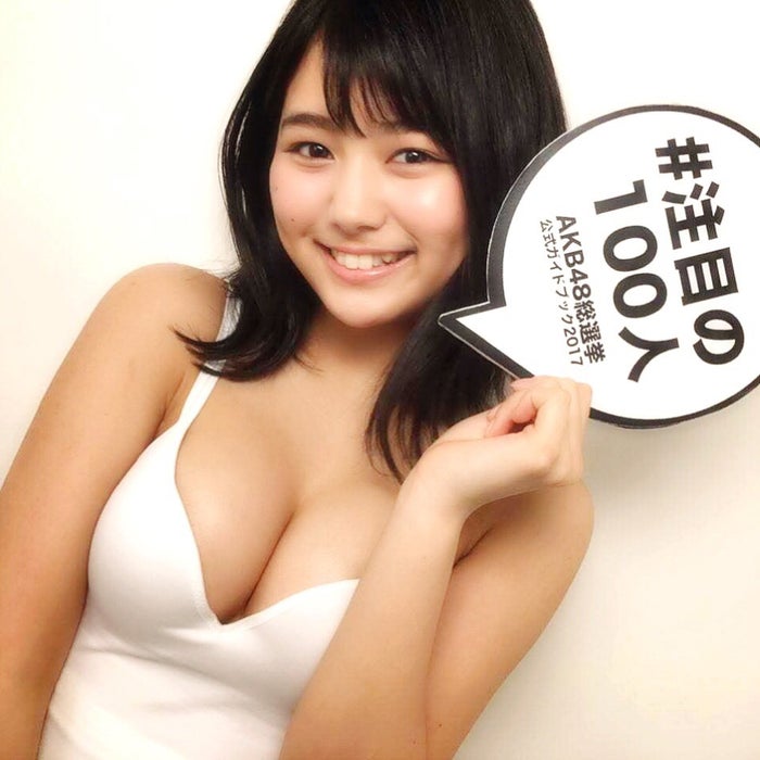 Ske48北野瑠華の美バストに釘付け Akb48選抜総選挙 注目の100人 ヘルシー Sexyショットが話題 モデルプレス