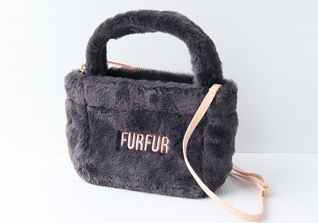 FURFURのムック付録　極上ふわもこファーの3wayショルダーバッグ