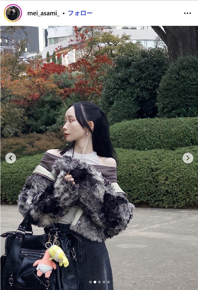 くれまぐ・浅見めい、美肩際立つ秋ファッション公開「美しい」「綺麗