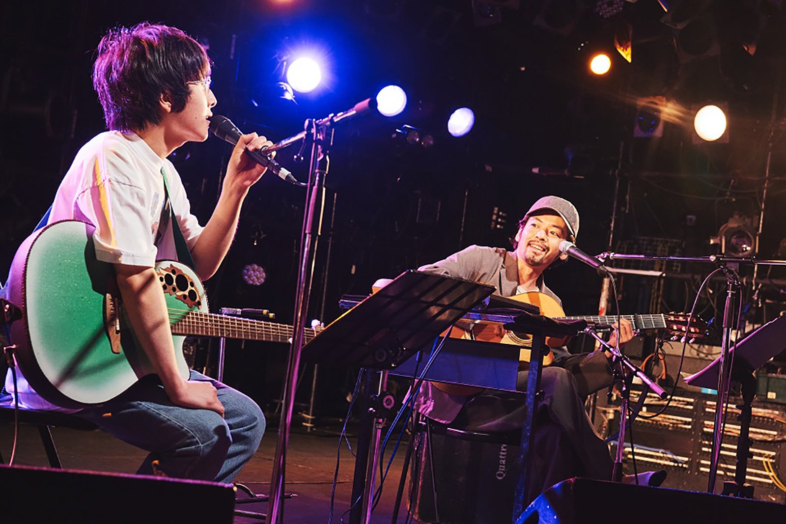 崎山蒼志、七尾旅人（提供写真）