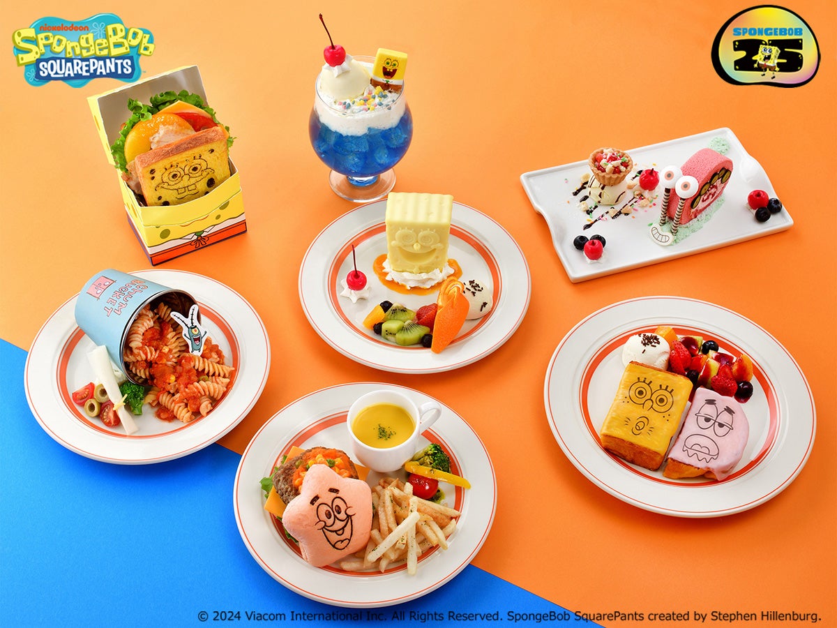 渋谷に『スポンジ・ボブ』テーマカフェ、限定オープン キャラモチーフ 
