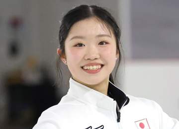 中井亜美、五輪後初戦のSPは69.10点 トリプルアクセル不発も立て直す