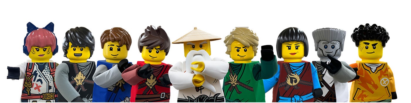 ※レゴⓇ ニンジャゴーのキャラクターたち／提供画像