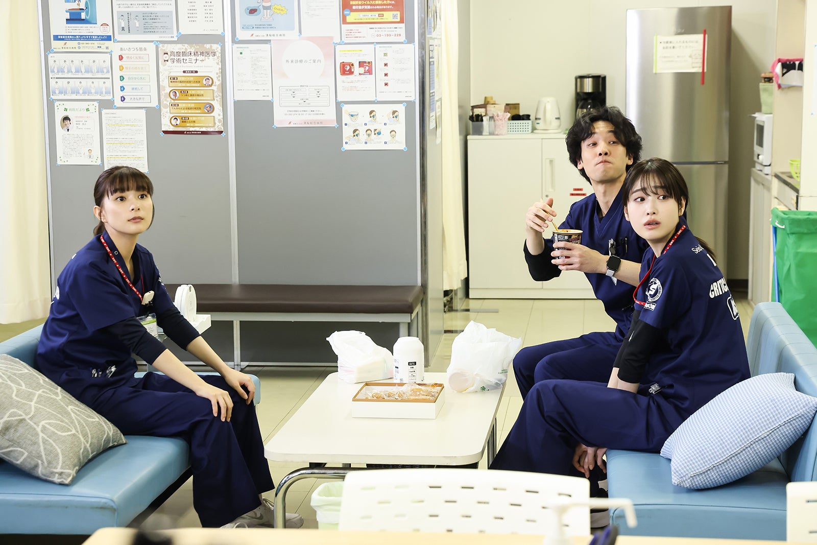 芳根京子、佐藤弘樹、高橋ひかる「まどか26歳、研修医やってます！」第5話（C）TBS