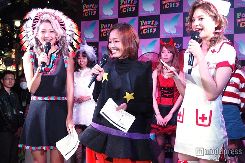 小森純＆なつぅみ＆瑛茉ジャスミン、ハロウィーンナイトに降臨 個性派揃いのコスに熱視線