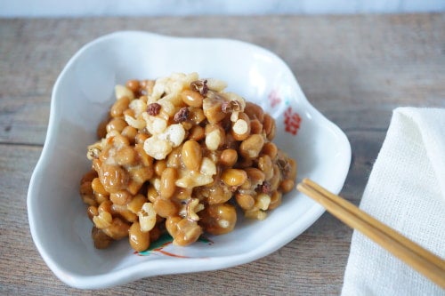 花山椒と天かす納豆