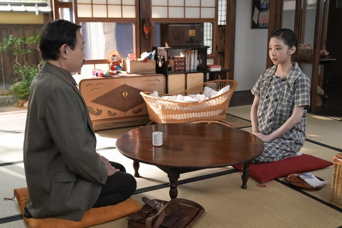 近藤芳正、趣里「ブギウギ」第87話(C)NHK