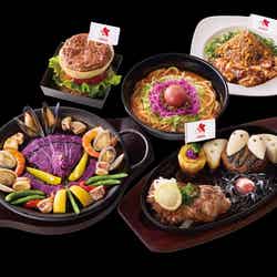 『エヴァンゲリオン』の世界観をモチーフにした特別メニュー(提供写真)