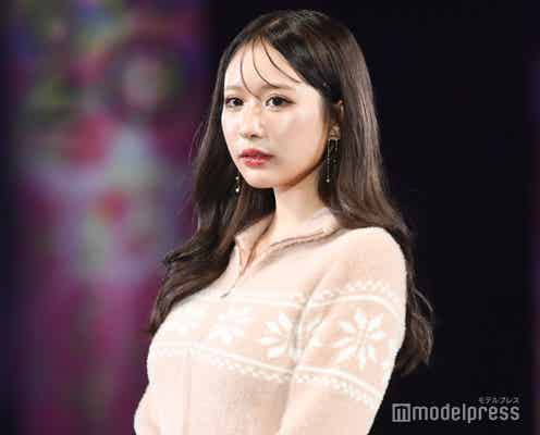 伊藤桃々、ミニ丈から美脚スラリ ガーリースタイルで魅了【札幌コレクション 2024 A/W】