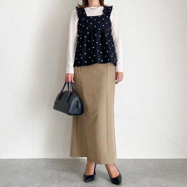 【OKコーデ②】ビスチェを合わせて様変わりコーデ 【OKコーデ②】ビスチェを合わせて様変わりコーデ