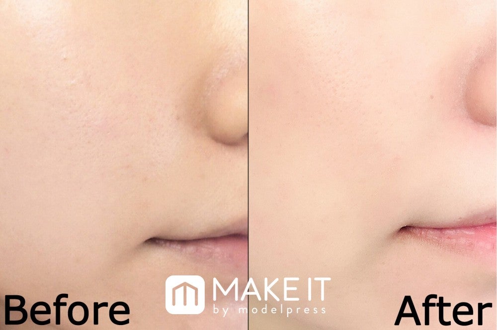 モイストラボ／BBエッセンスクリーム／ベージュ 使用 (C)メイクイット