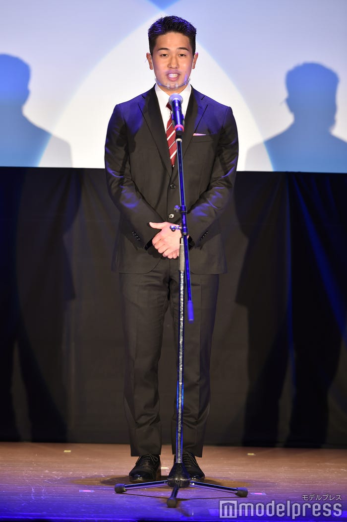 岩崎陽さん/「第2回学生アナウンス大賞」1分間スピーチの様子(C)モデルプレス