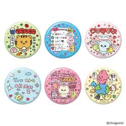 缶バッジ(ランダム6種)税込605円(C)choigosim