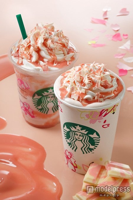 画像1 6 スタバ さくらキャラメル ラテ フラペ新作 桜満開の限定店舗も登場 モデルプレス