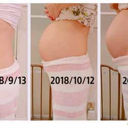 モデルプレス - 辻希美、第4子妊娠中のお腹の変化を公開