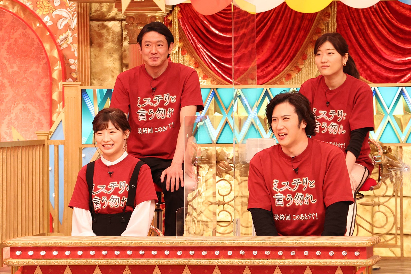 （上段左から）筒井道隆、ヒコロヒー（下段左から）伊藤沙莉、尾上松也 （C）フジテレビ