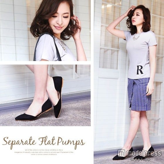 セパレート型ポインテッドトゥパンプス「AQUAGARAGE dot」1,980円(税込)