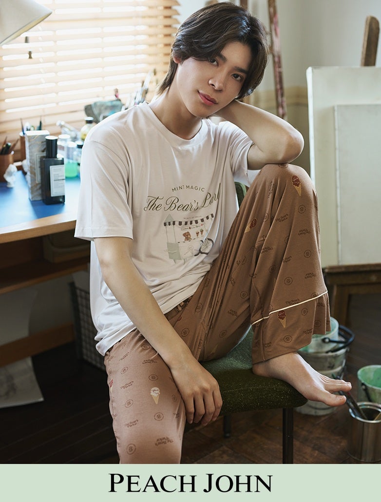 松島聡／ピーチ・ジョン新Web動画「恋する、ルームウェア いつか、優しい思い出になる」編ビジュアル（提供写真）