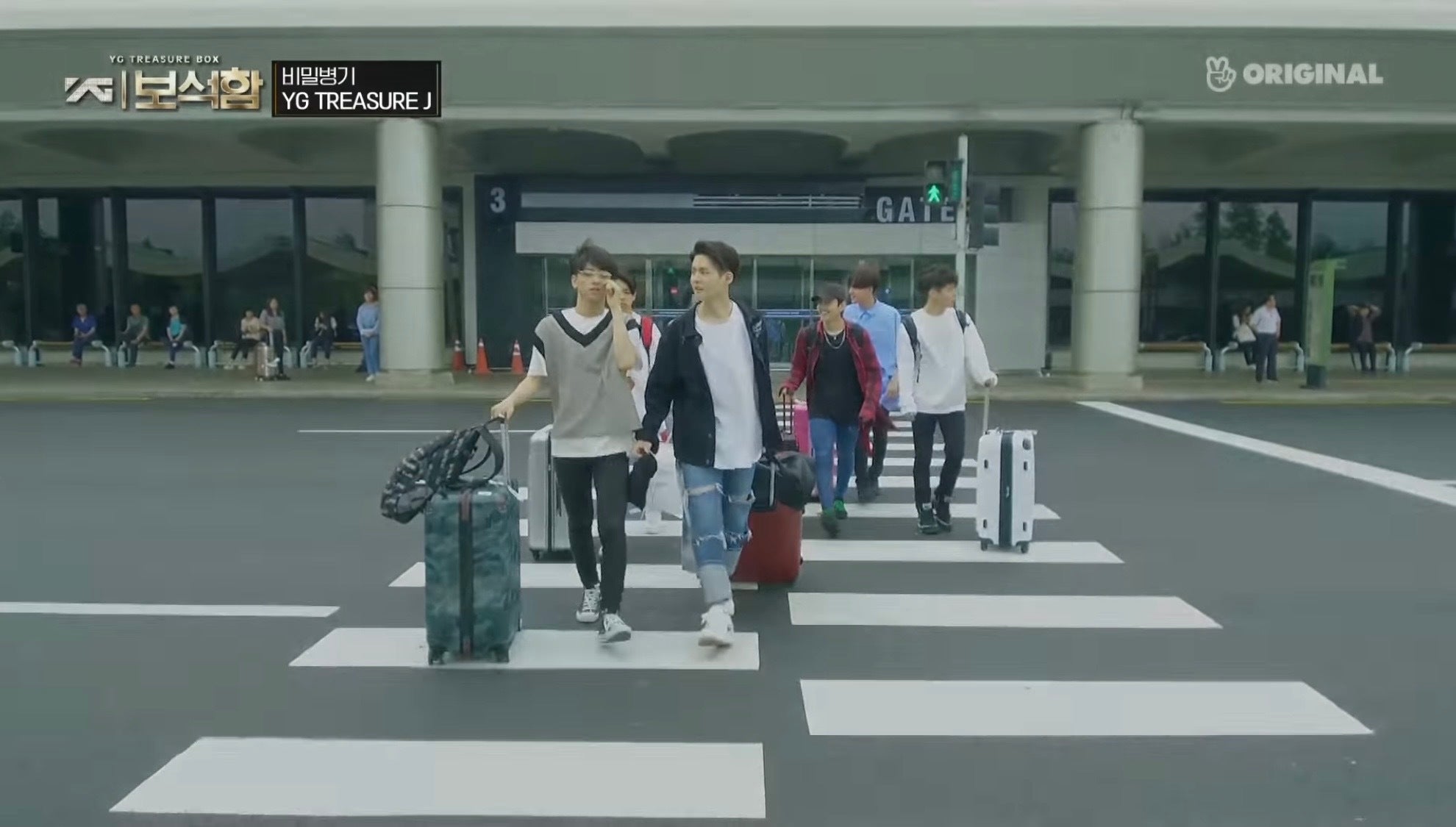 韓国にやってきたTreasureJのメンバー  ／「YG宝石箱」公式YouTubeより