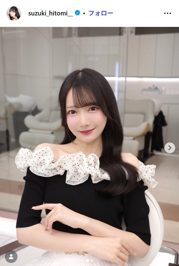 鈴木瞳美Instagramより