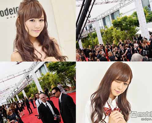 関東一可愛い女子高生がエミー賞レッドカーペットへ 日本を発つ