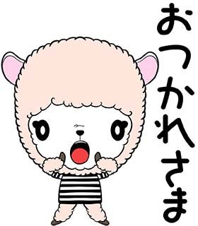 瀬戸康史「アニエスベー」コラボスタンプ（C）agnès b. （C）Watanabe Entertainment